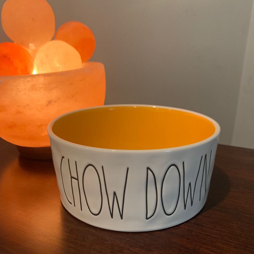 Rae Dunn pet food bowl